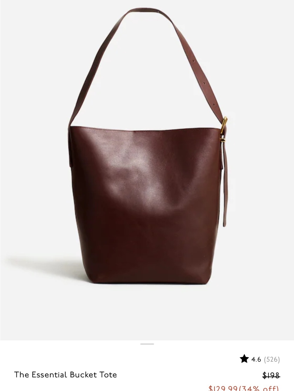 Madewell Essential Bucket Tote
